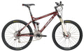 Salsa El Santo bike maroon color side view