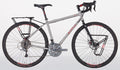 Salsa Vaya Travel bike with front and rear racks side view