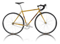 Salsa Casseroll single speed bike yellow color side view