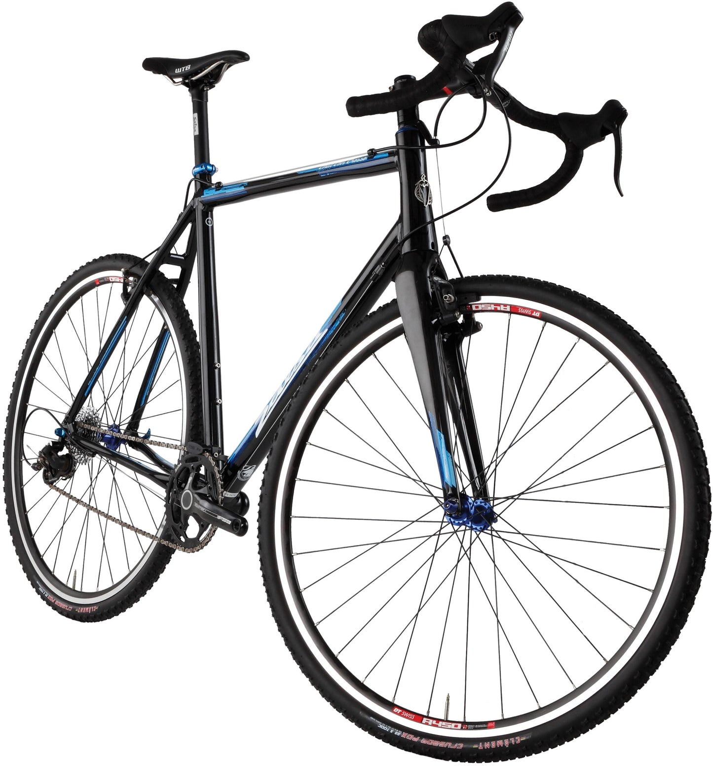 Salsa Chili Con Crosso bike black color front three-quarter view