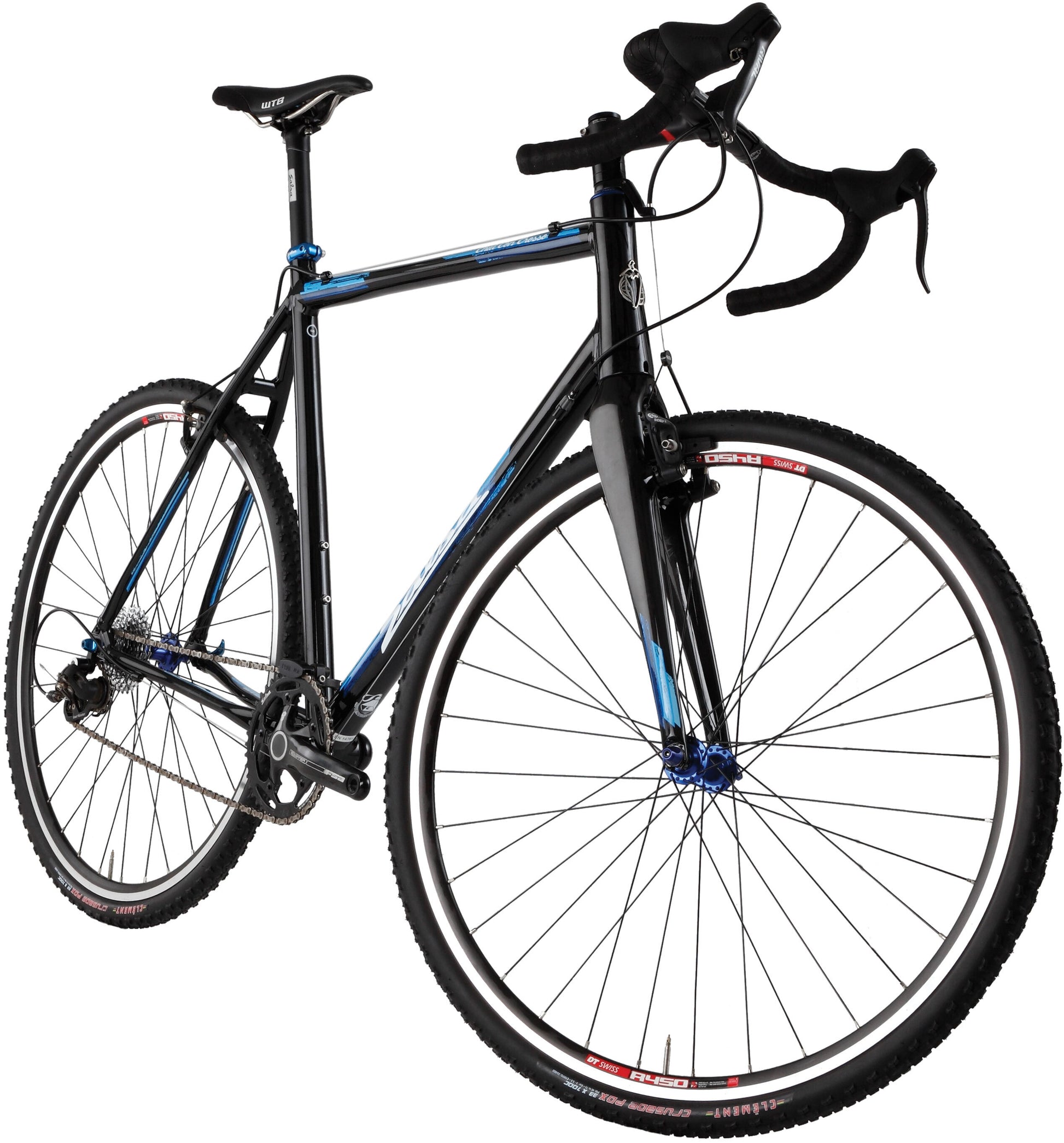 Salsa Chili Con Crosso bike black color front three-quarter view