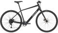 Salsa Confluence Ebike Flat Bar Altus black color side view on white background
