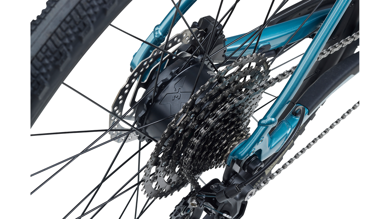Salsa Confluence Drop Bar Cues 10 eBike - Midnight Blue 60cm main image 1