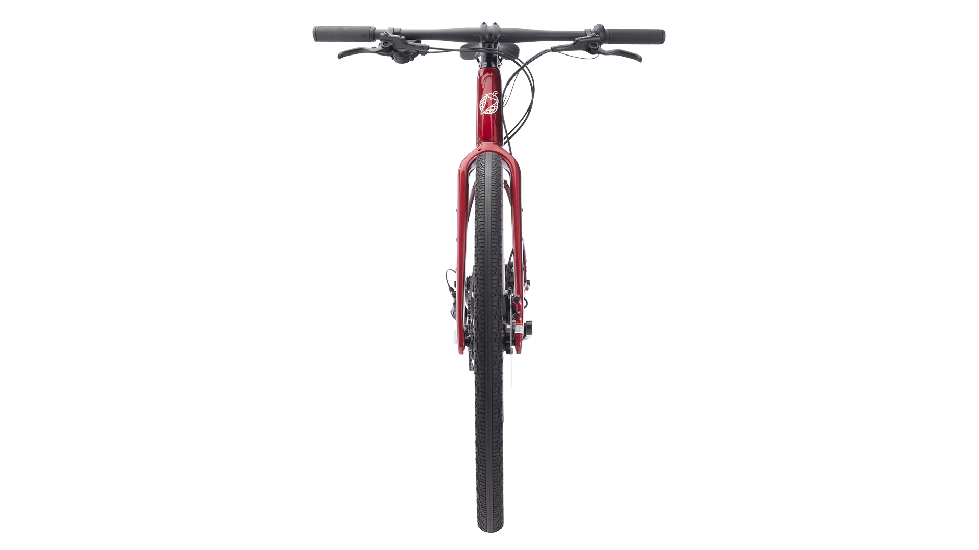 Salsa Confluence Flat Bar Essa 8 Ebike - Canyon Red - Front View