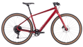 Salsa Confluence Flat Bar Essa 8 Ebike - Canyon Red - Side View