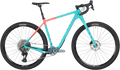 Salsa Cutthroat C Rival GX AXS Transmission bike side view Teal Fade color on white background