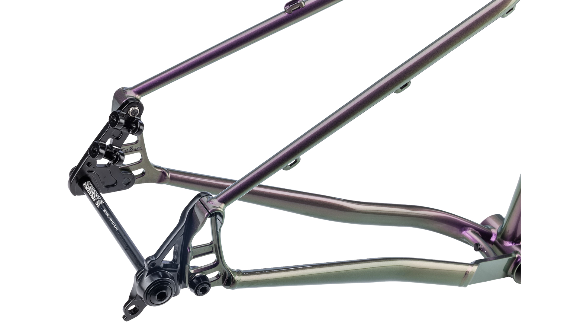 Salsa Fargo 32 Steel Framset - Pearl Orchid - Rear axle closeup