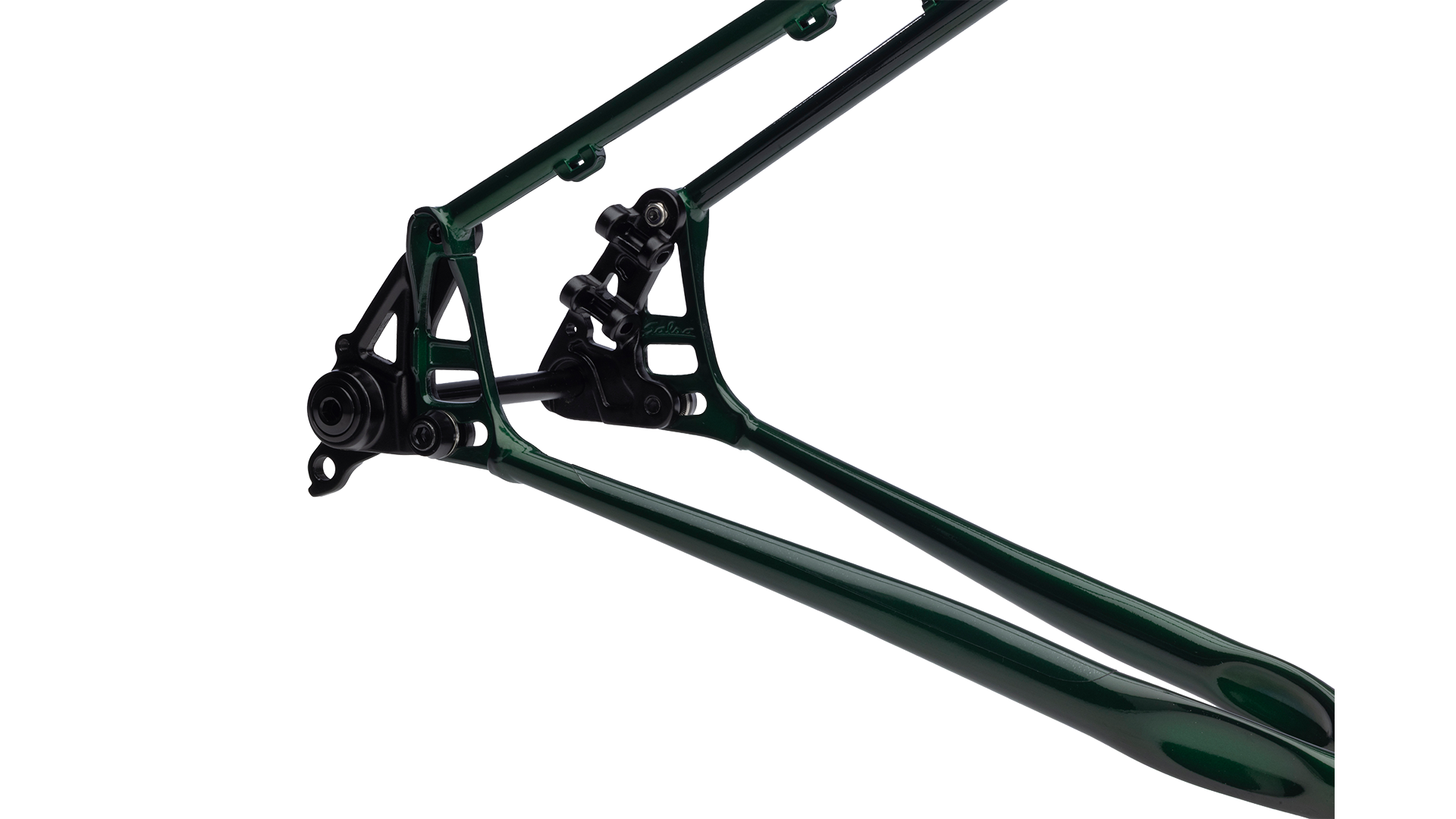 Salsa Fargo Gravel Bike Frameset - Peat Moss - Rear axle closeup