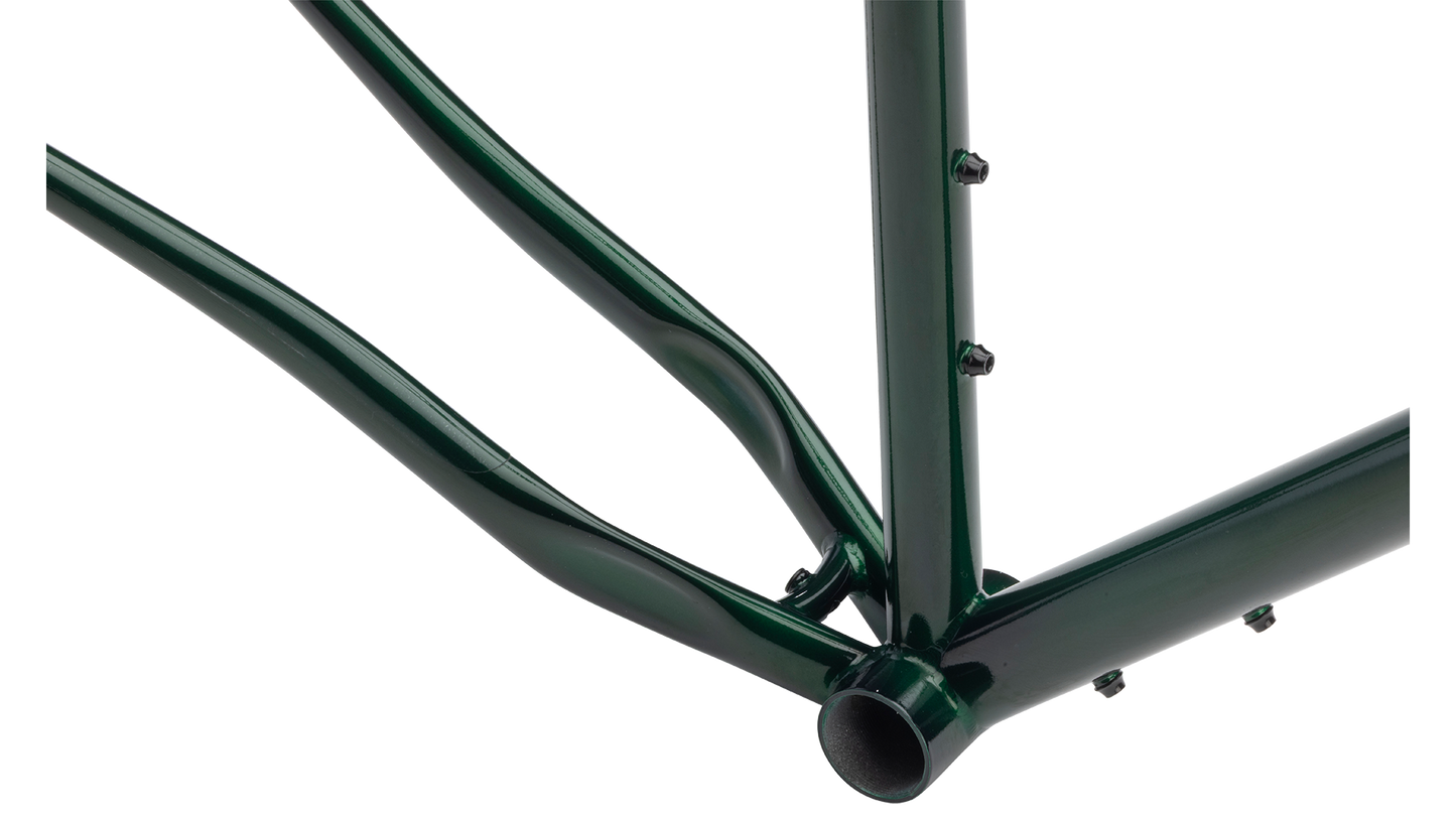 Salsa Fargo Gravel Bike Frameset - Peat Moss - Lower half of frame view