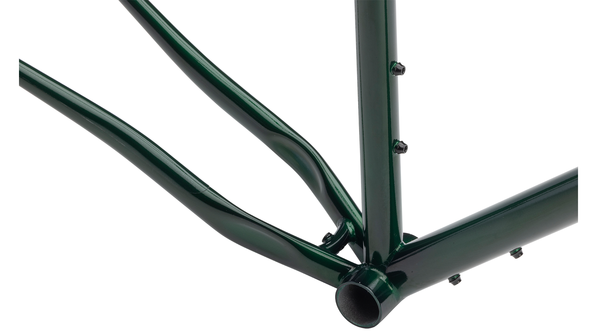 Salsa Fargo Gravel Bike Frameset - Peat Moss - Lower half of frame view