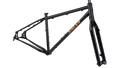 Salsa Fargo steel frameset black on white background