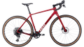 Salsa Flyway Apex Eagle AXS gravel bike - Canyon Red - side profile view
