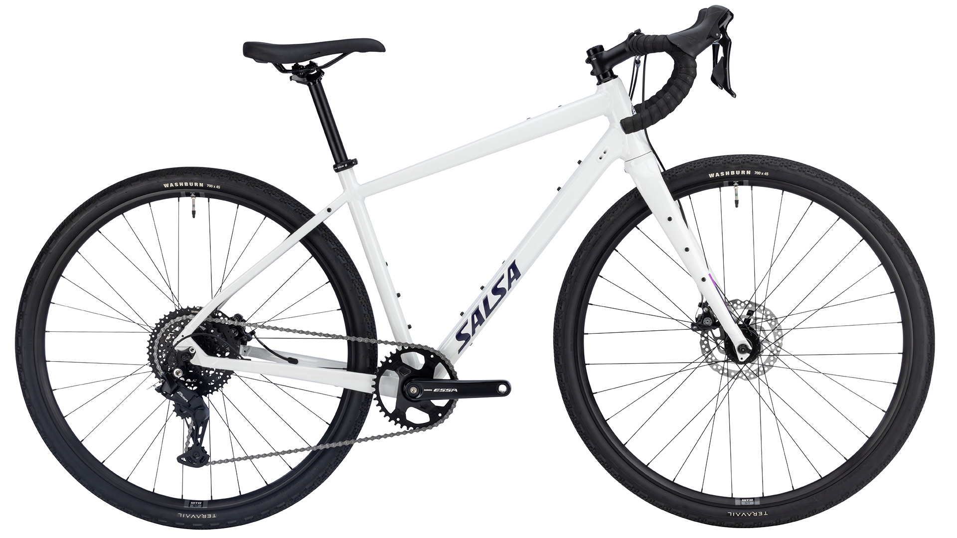 Salsa Journeyer ESSA 8 Gravel Bike - Vapor Gray - Side profile view