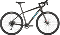 Salsa Journeyer Advent 650b bike, black, side view on white background