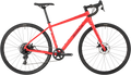 Salsa Journeyer Apex 1 700c bike, red, side view on white background