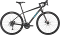 Salsa Journeyer Claris 650b bike, black, side view on white background