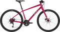 Salsa Journeyer Flat Bar Altus 650b bike, red, side view on white background