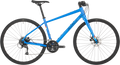 Salsa Journeyer Flat Bar Altus 700c bike, blue, side view on white background