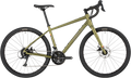 Salsa Journeyer Sora 650b bike, green, side view on white background