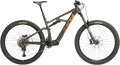 Salsa Moraine CUES 10 trail ebike black color side view on white background