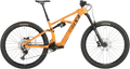 Salsa Moraine Deore 12 trail ebike orange color side view on white background