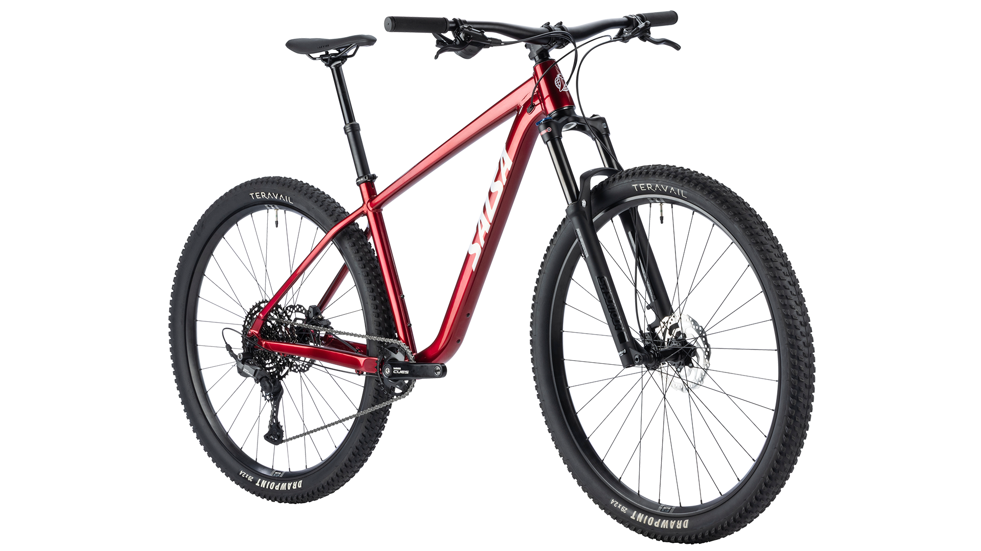 Salsa Rangefinder CUES 10 - Canyon Red - Front three quarter view