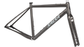 Salsa Stormchaser Frameset Metallic Black color side view on white background