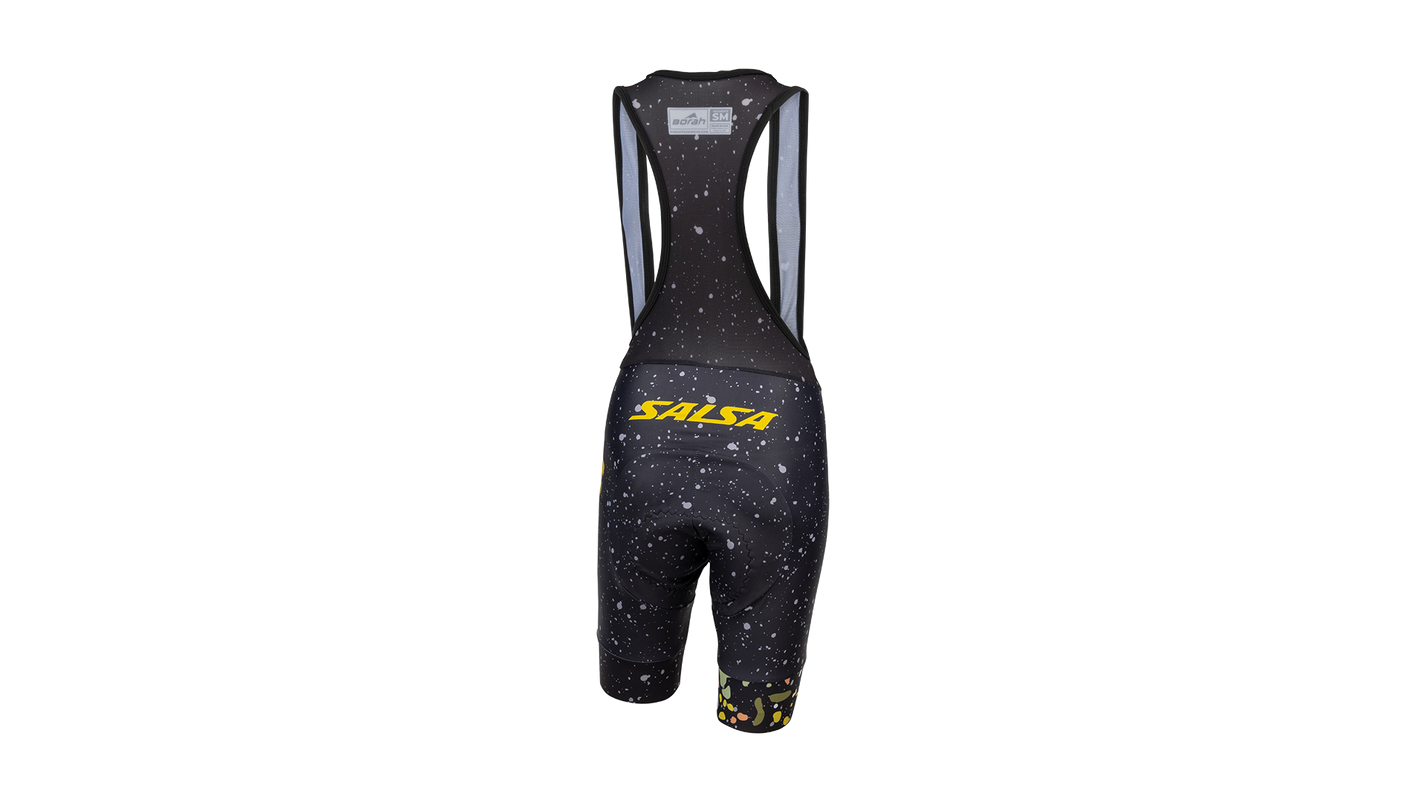 Salsa Women's Terrazzo Aero Cargo Bib Short - Large Black main image 0