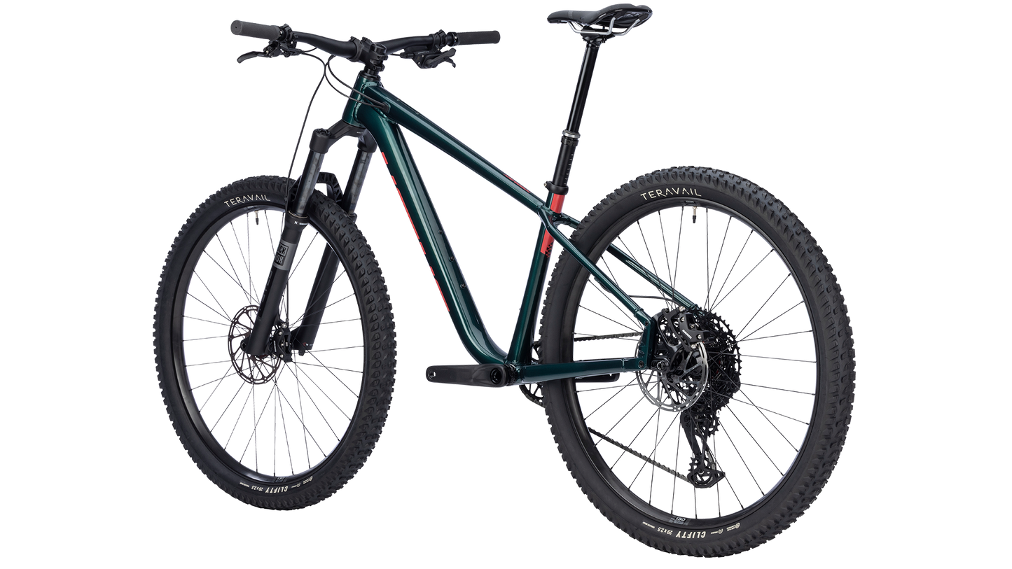 Salsa Timberjack Eagle 70 Transmission - Black Spruce - Rear three quarter view