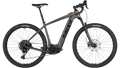 Salsa Tributary Ebike Apex Front Suspension in gray color side view on white background