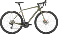 Salsa Warbird C GRX 810 2x bike, green, side view on white background
