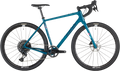 Salsa Warbird C GX Eagle AXS blue bike side view on white background