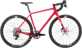 Salsa Warbird C Rival XPLR AXS bike, red, side view on white background