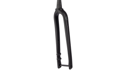 Salsa Waxwing Carbon Fork - Matte Black - Side three quarter view