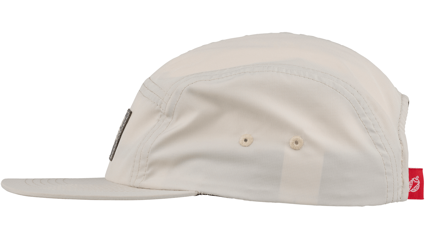 Salsa Adventure by Bike Hat - Cream with grey logo - Side view right