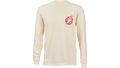 Salsa long sleeve tee with logo - ivory, unisex, front