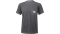 Salsa pocket tee - charcoal grey, unisex, front