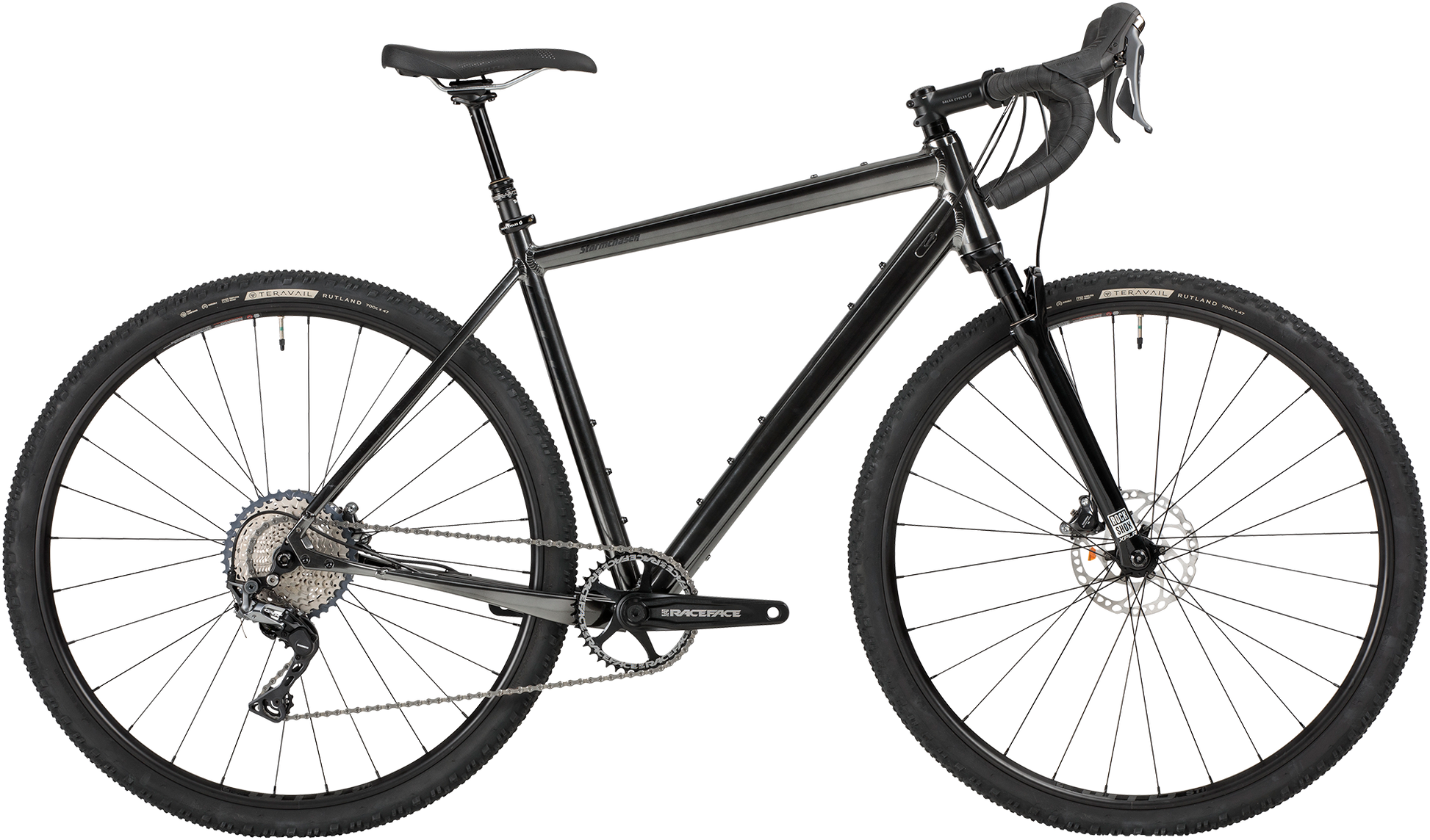 black gravel bikes Gravel Bike With Suspension - Stormchaser GRX 810 1x SUS