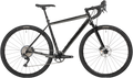 Salsa Stormchaser GRX 810 1x Sus complete dropbar bike side view, black color, on white background