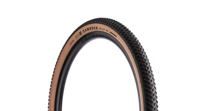 A Teravail Camrock bicycle tire shown upright against a plain white background, with visible sidewall branding