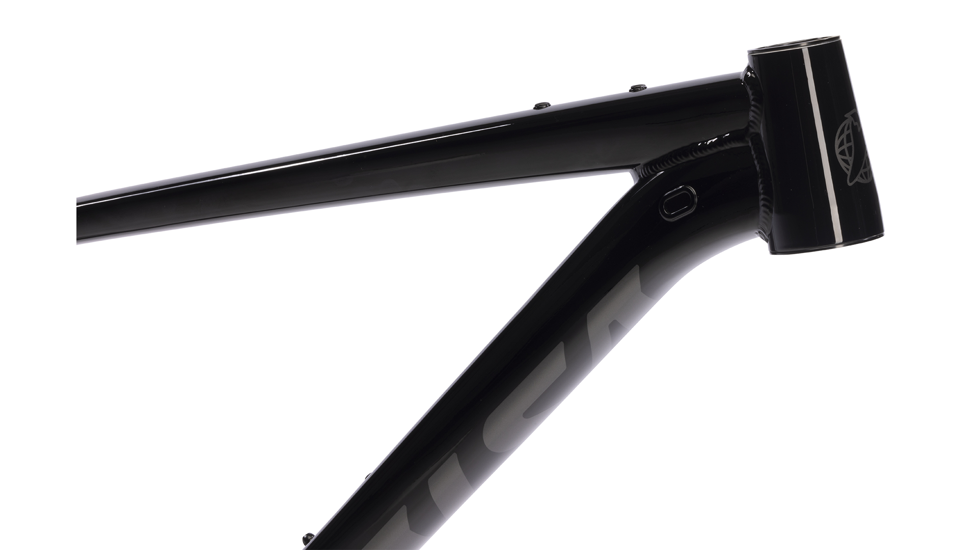 Salsa Timberjack Mountain Bike Frame - Black - Detail view of front of frame